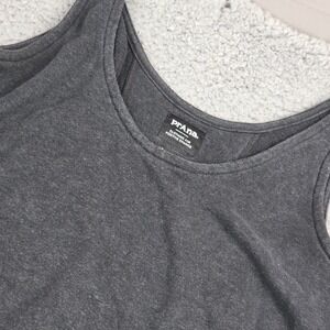 Prana Women's Charcoal Grey Jumpsuit Romper Tank‎ Top Drawstring Waist Size M